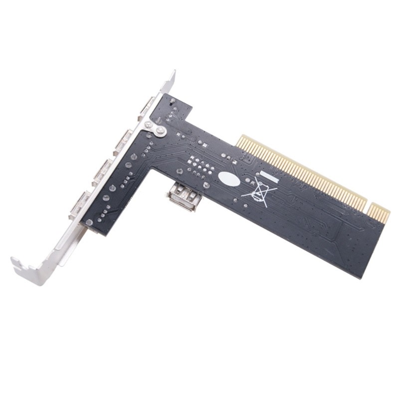 5 Port USB 2.0 PCI Hub Controller Expansion Card 480Mbps Desktop Converters PCI
