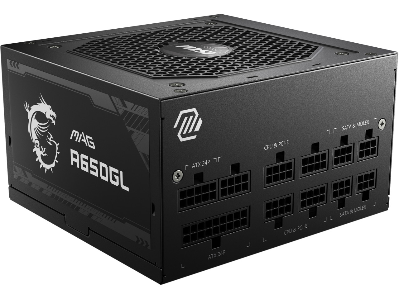 MSI MAG A650GL Fully-Modular, 80 Plus Gold, 650W Power Supply