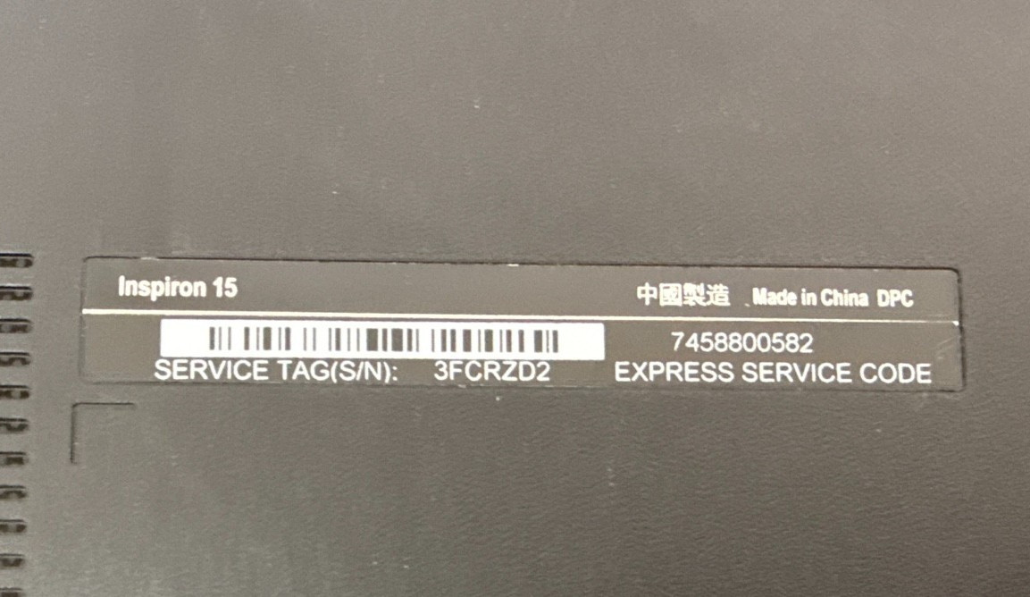 Dell Inspiron 15 3000 Bottom Base Cover Case OEM IRIS15 Black