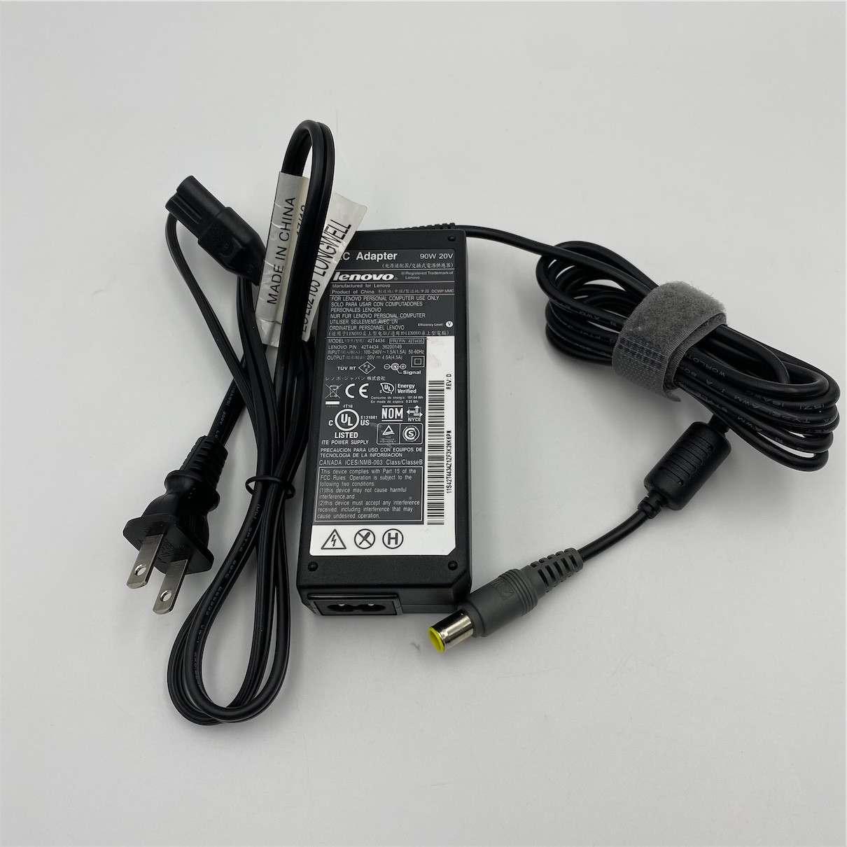 LENOVO AC POWER ADAPTER 90W 20V-4.5A 42T4435