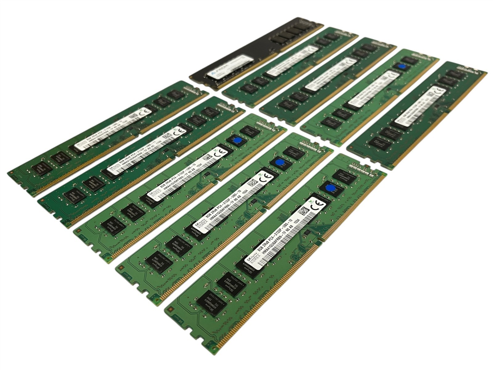 LOT 10: Mixed Brand 8GB 2133P DDR4-2133 PC4-17000 UDIMM Desktop RAM Memory