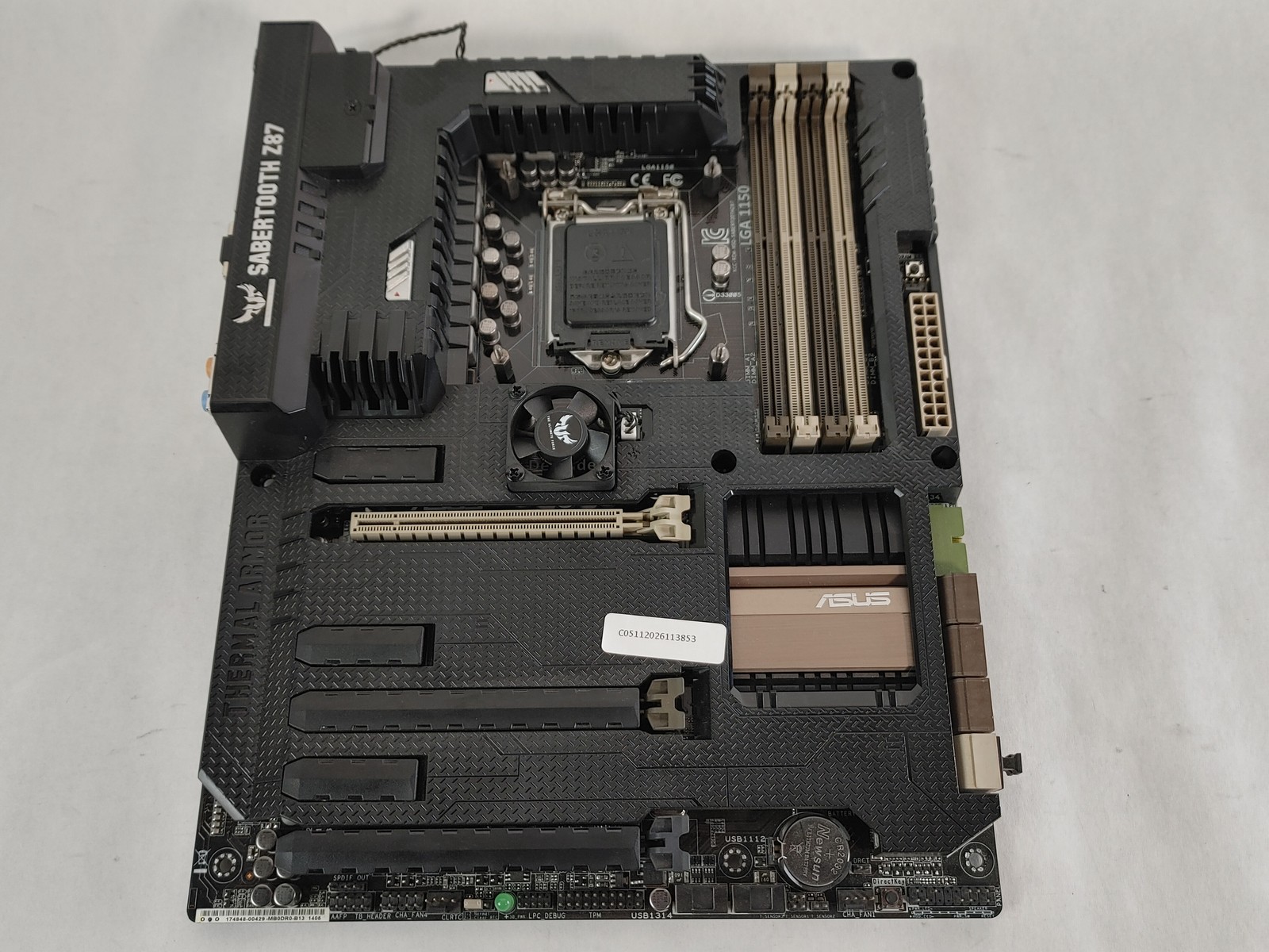 Asus Sabertooth Z87 Intel LGA 1150 DDR3 Desktop Motherboard w/ I/O shield