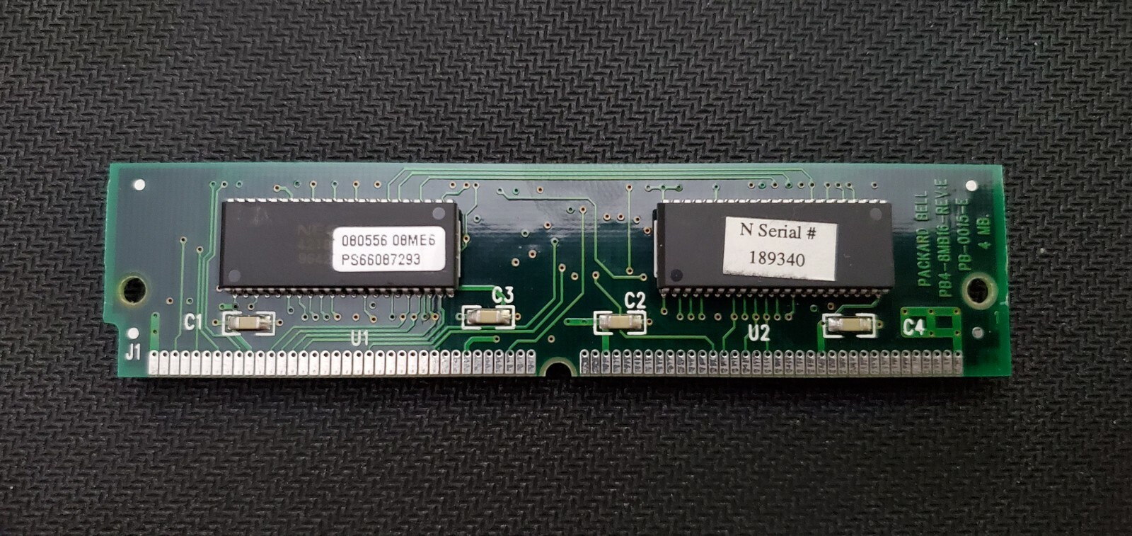 8MB EDO 72-pin SIMM (2M*32) – NOS – TESTED