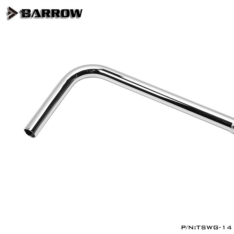 Barrow Chrome Plated Dual Elbow Copper Rigid Tube 14MM TSWG-14