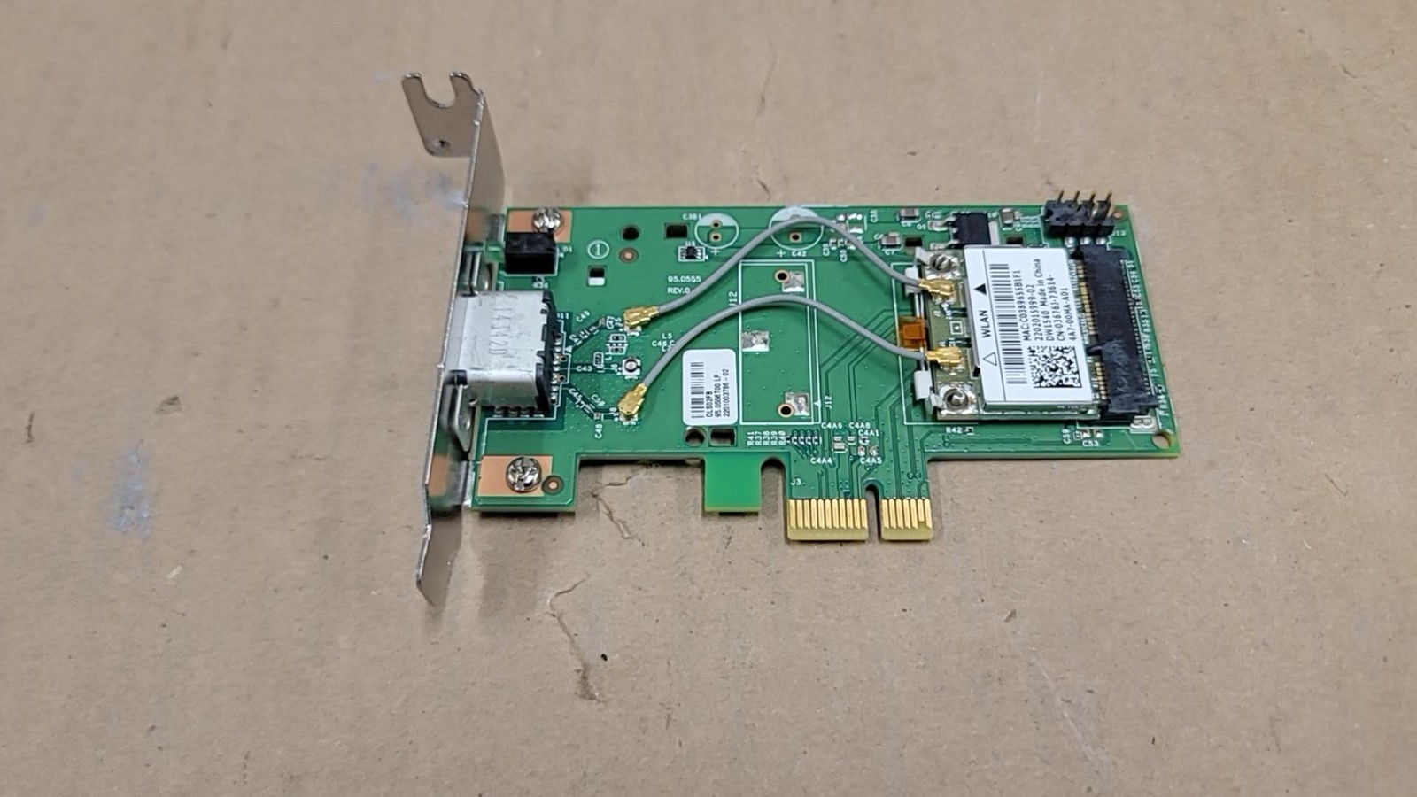 Dell BROADCOM H04VY 0H04VY PCIe WIRELESS ADAPTER DW1540 – Low Profile