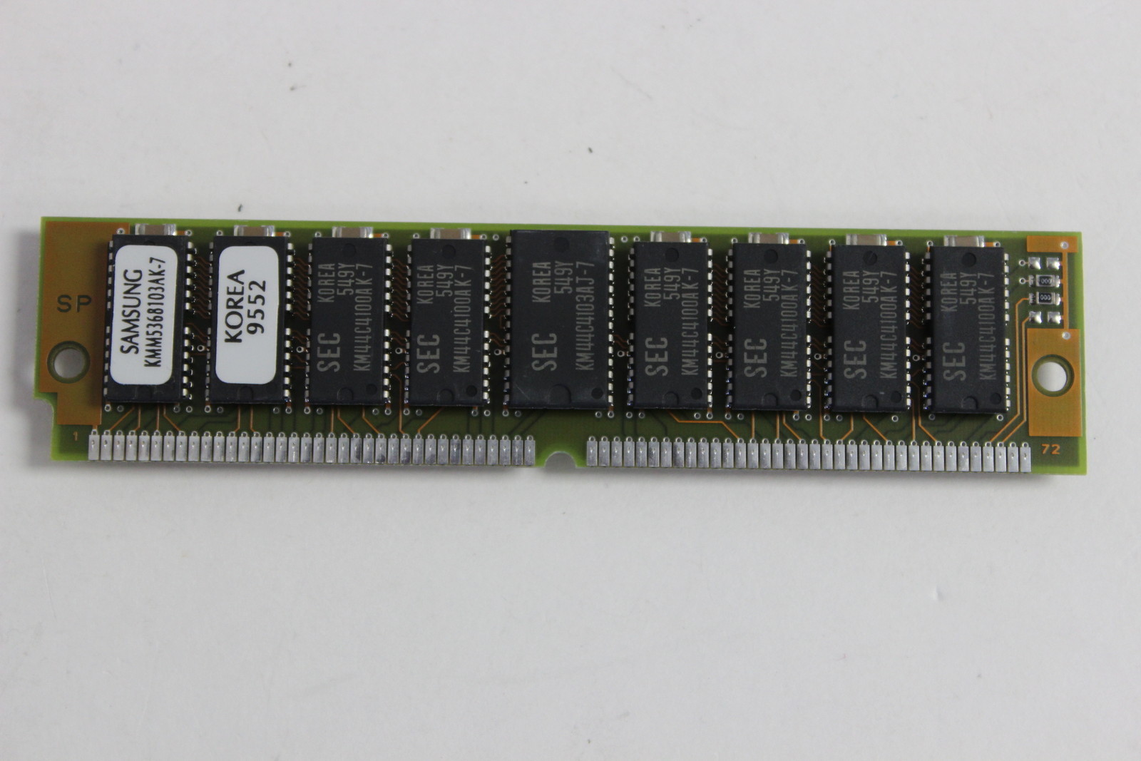 SAMSUNG KMM5368103AK-7 32MB 72 PIN 70NS SIMM WITH WARRANTY
