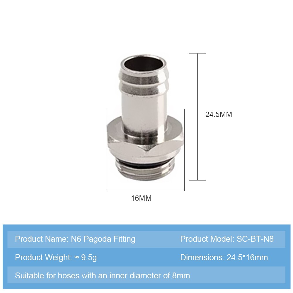 20 Pack G1/4 N4-N10 Barbed Fitting | Direct From China | Free Shipping USA