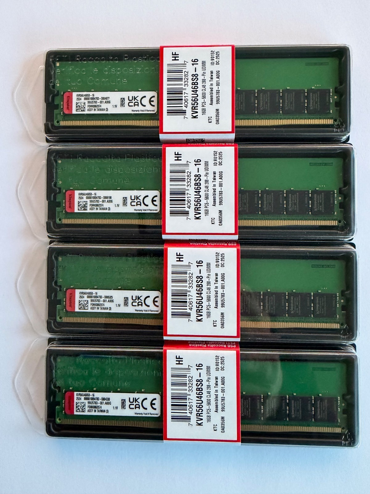*New Kingston 16GB KVR56U46BS8-16 Desktop DDR5-4800(1x16GB)