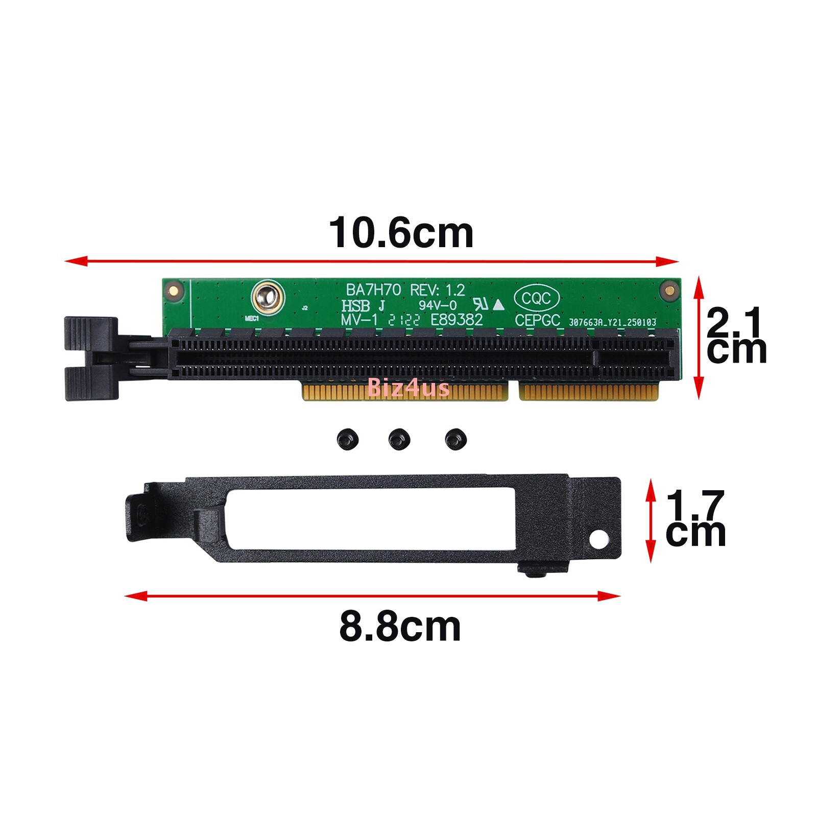 PCIE16 Expansion Riser Card for ThinkCentre M920x M920q M720q P330 Tiny5 01AJ940