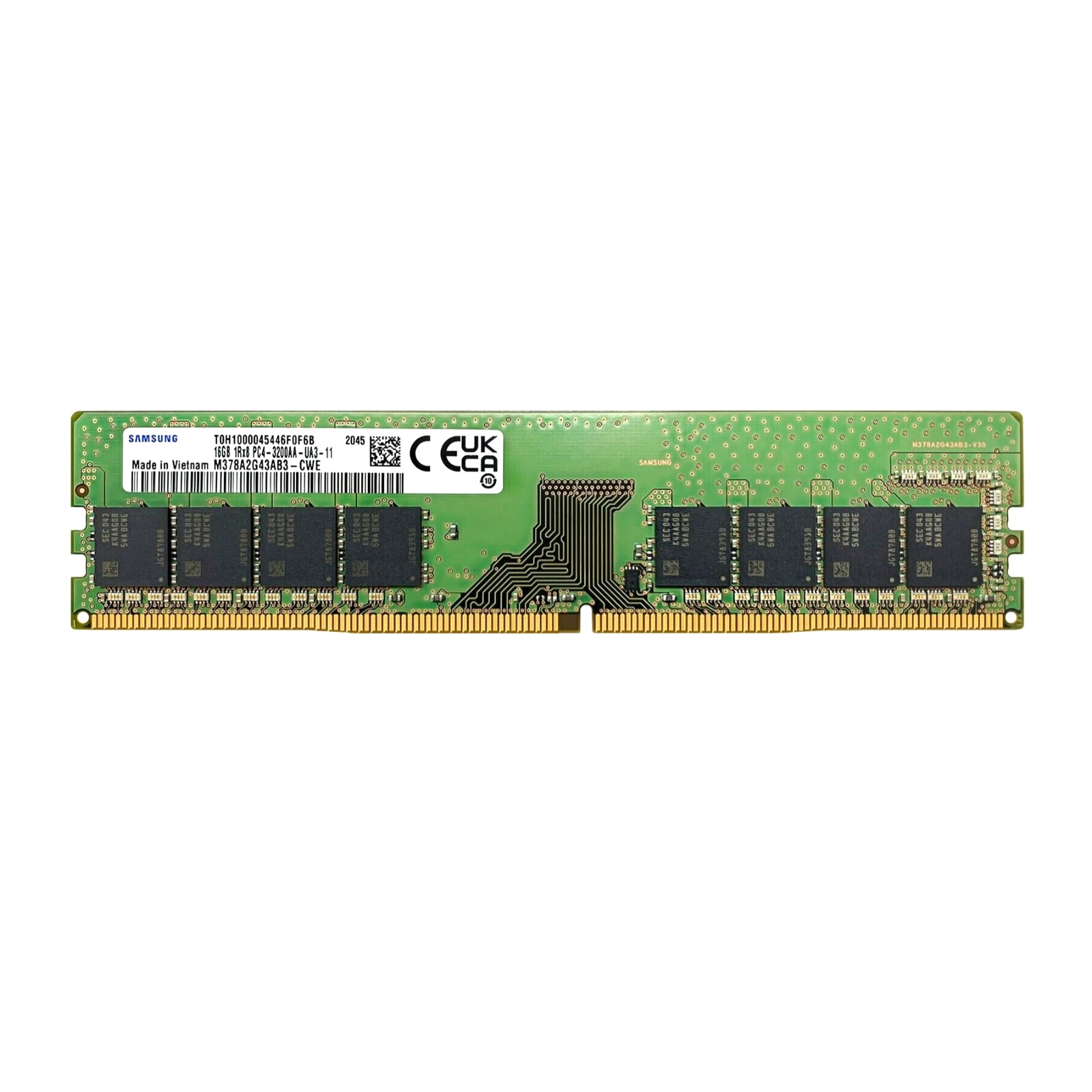 Samsung 16GB DDR4 3200MHz PC4-25600 Non-ECC UDIMM Memory Ram M378A2G43AB3-CWE