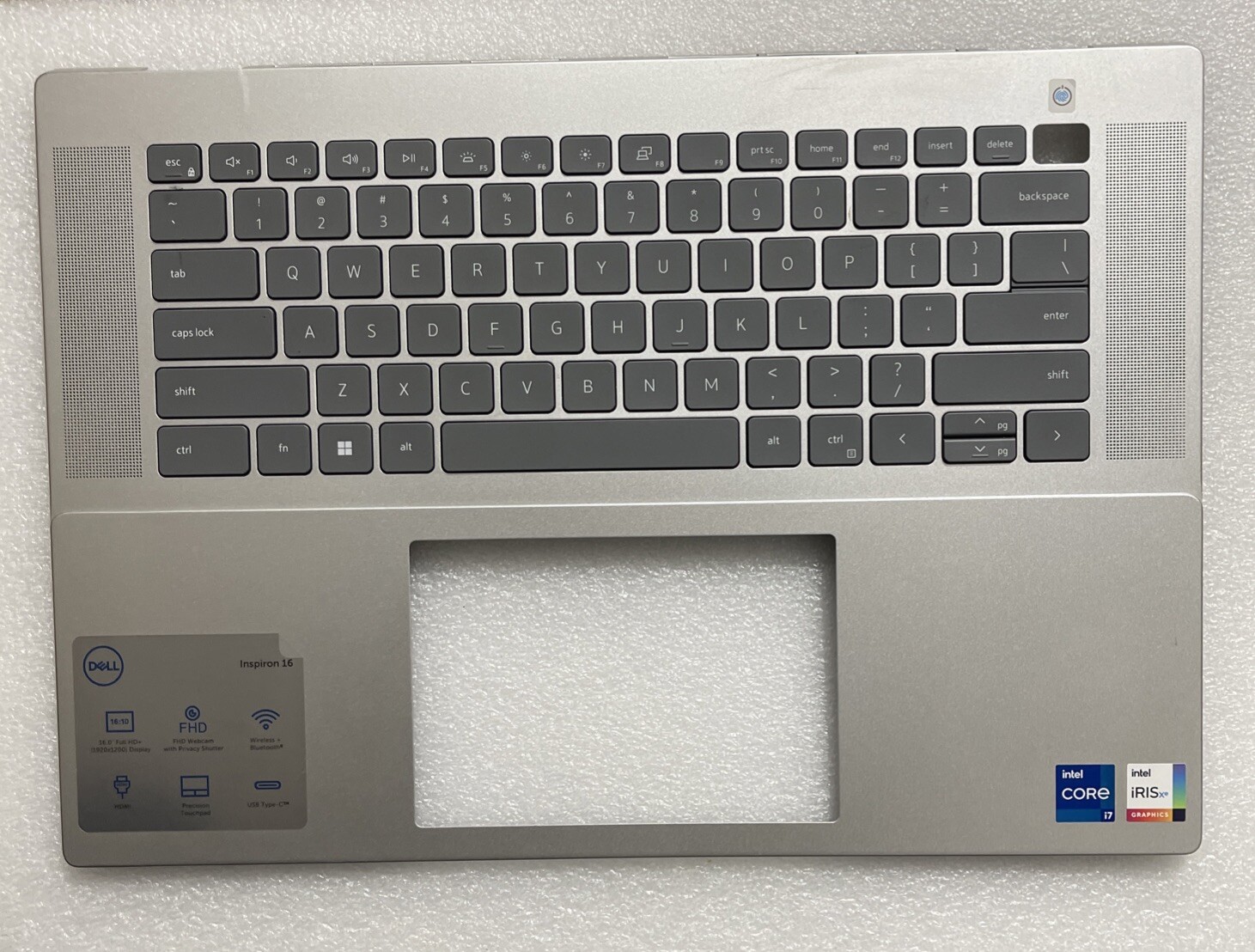 OEM Dell Inspiron 16 5625 Laptop Palmrest W/ US BCL Keyboard HJ5PC 0HJ5PC S1 T2