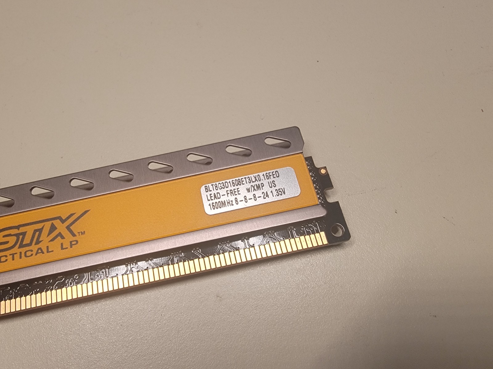 32GB – 4 x Ballistix Tactical 8GB DDR3L 1600 (PC3L 12800)