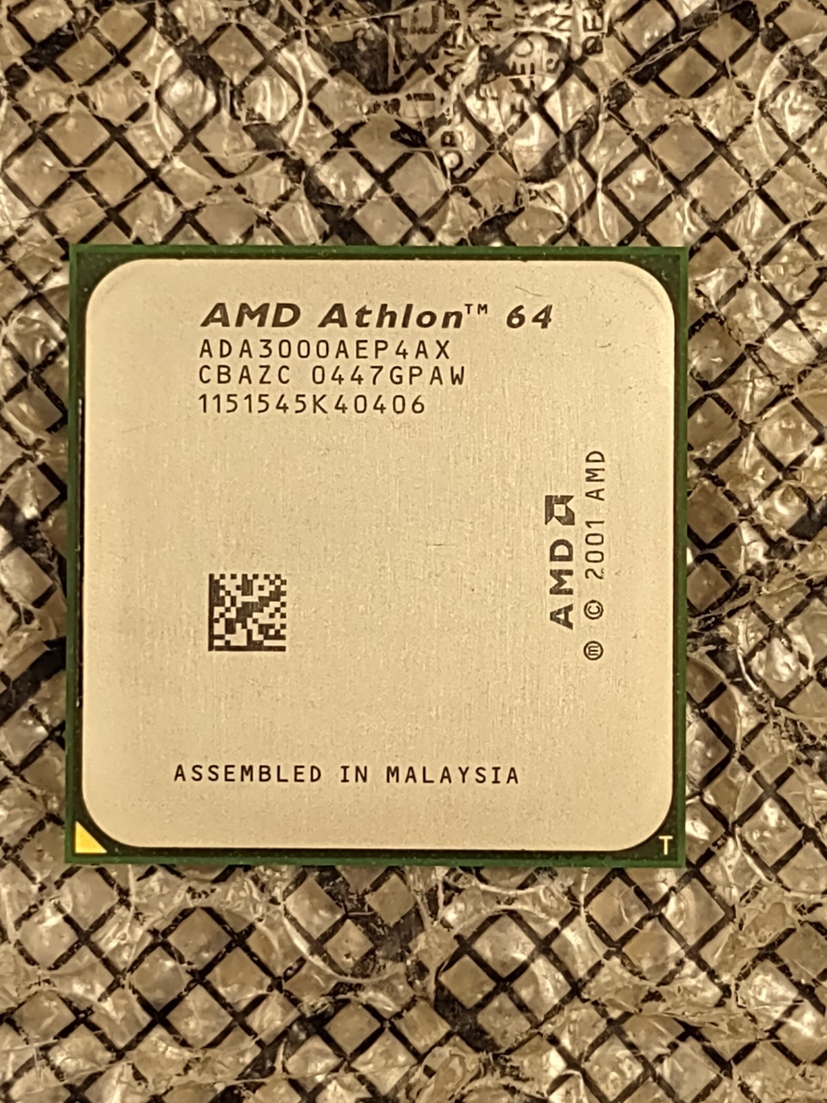 AMD Athlon 64 3000+ 2.0ghz Socket 754 CPU ADA3000AEP4AX