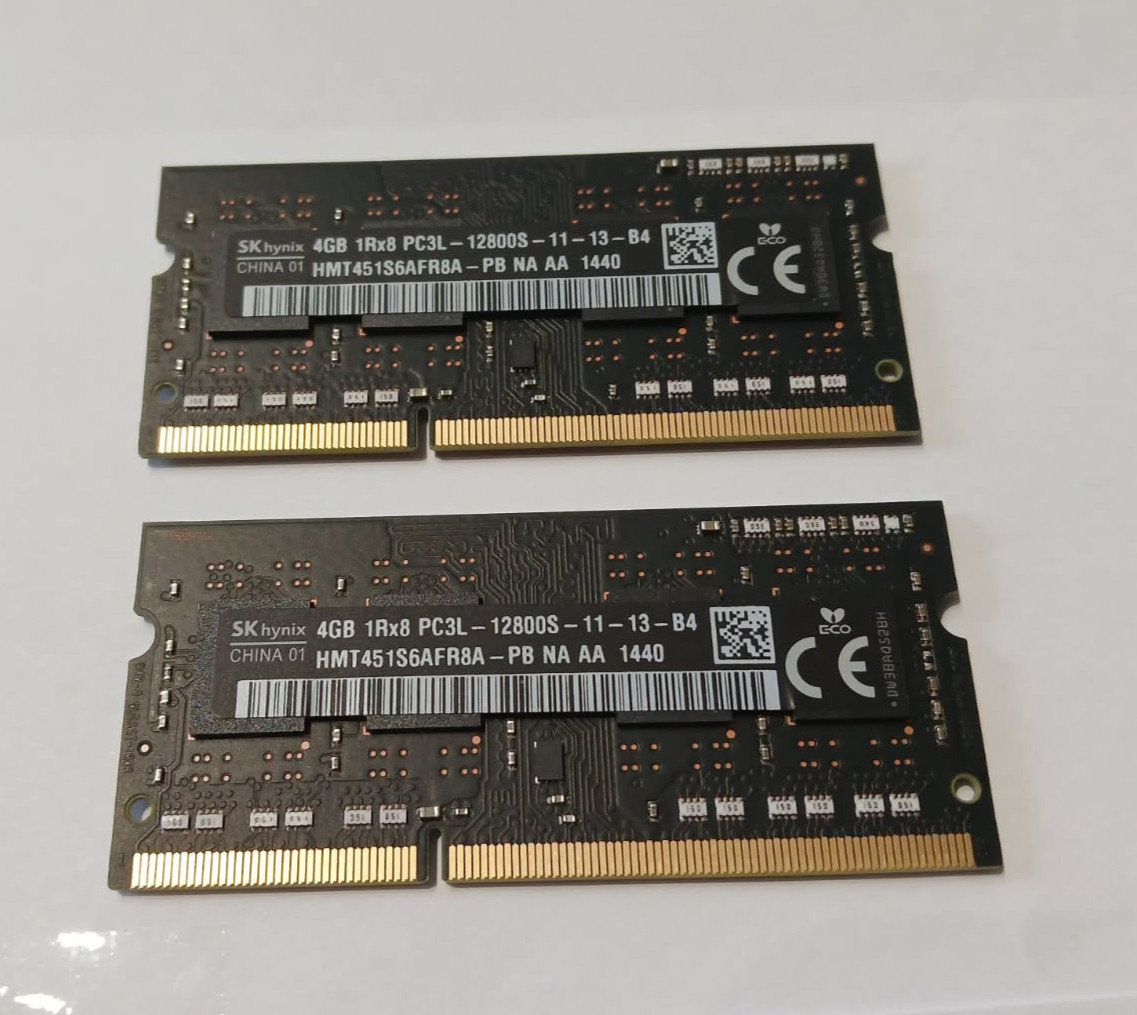SK Hynix china 4gb 1rx8 pc3l-12800s-11-13-b4 (hmt451s6afr8a)-pb na aa 1440
