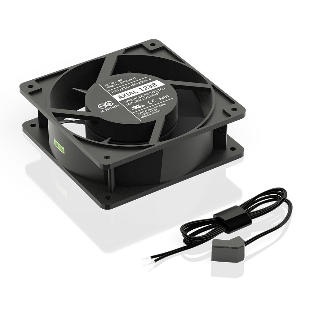 AXIAL 1238W, Muffin Fan, 120V AC 120mm x 38mm High Speed, for DIY Cooling Ven…