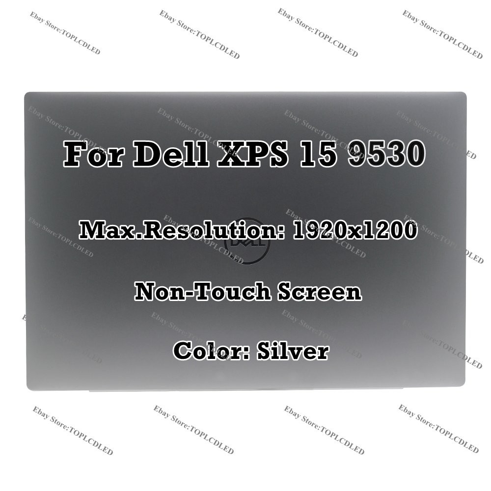 For Dell XPS 15 9530 169WD 0169WD Top LCD Screen Full Assembly Display Hinge Up