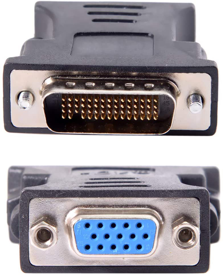 1 to 1 DMS-59 DMS59 59Pin DVI Male to 1-Port VGA Female Video Y Splitter