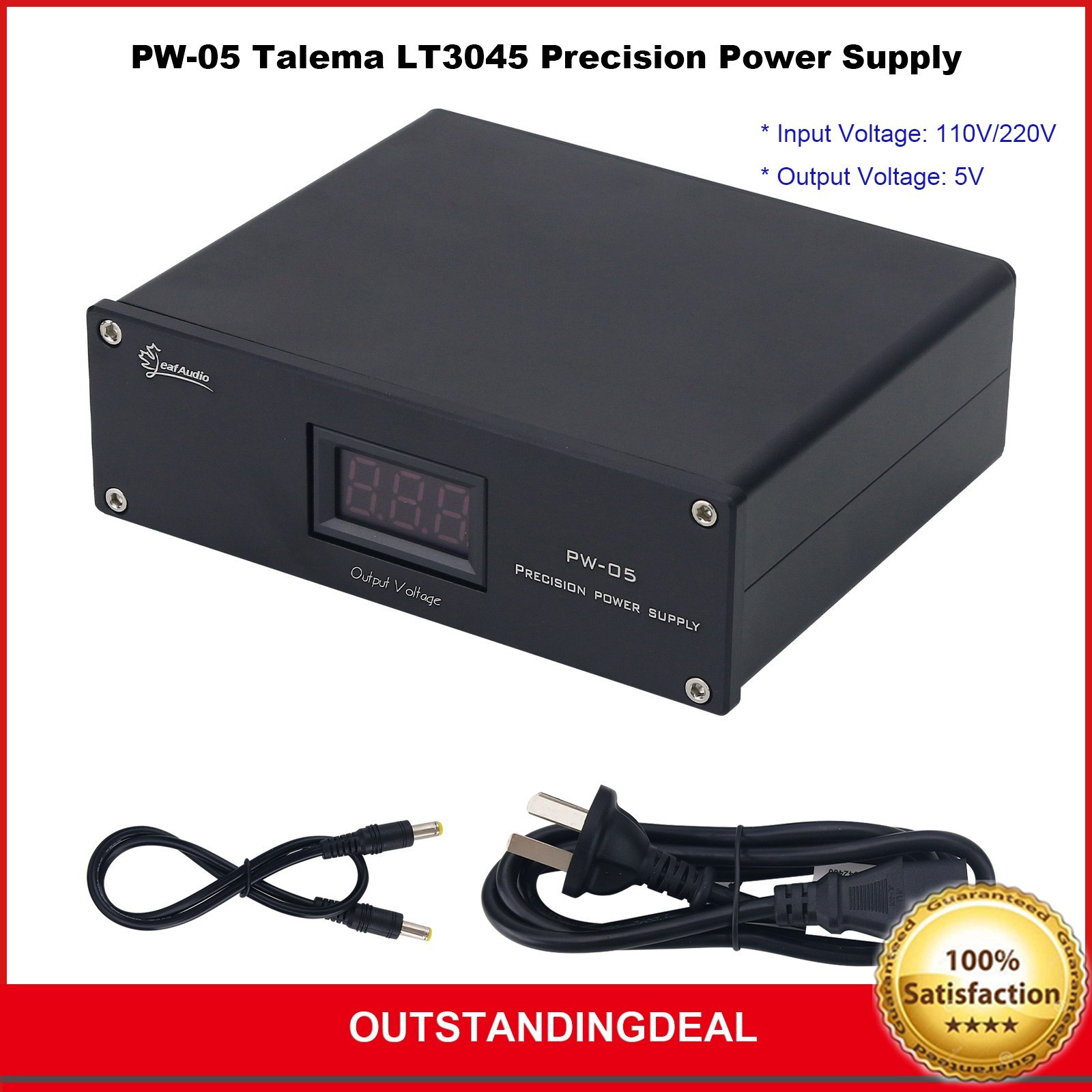 PW-05 Talema LT3045 Precision Power Supply w/ TALEMA Transformer 5V 3A Output