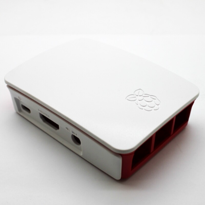 Official Raspberry Pi 3 Model B Case Red / White PN: TZT 241 AAA-01