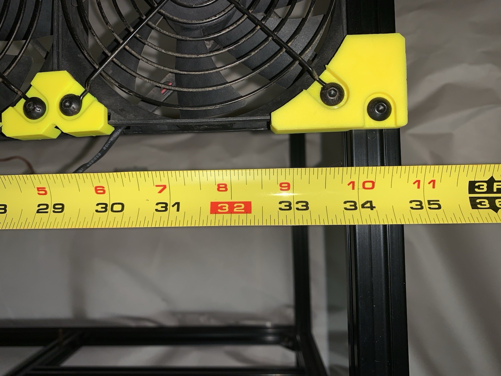 8 GPU Aluminum Stackable Open Air Mining Case Computer Frame Rig Fans Assembled