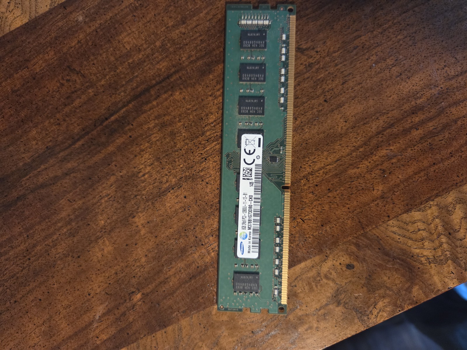 Samsung 8GB PC3-12800 (DDR3-1600) Memory (M378B1G73DB0CK0)