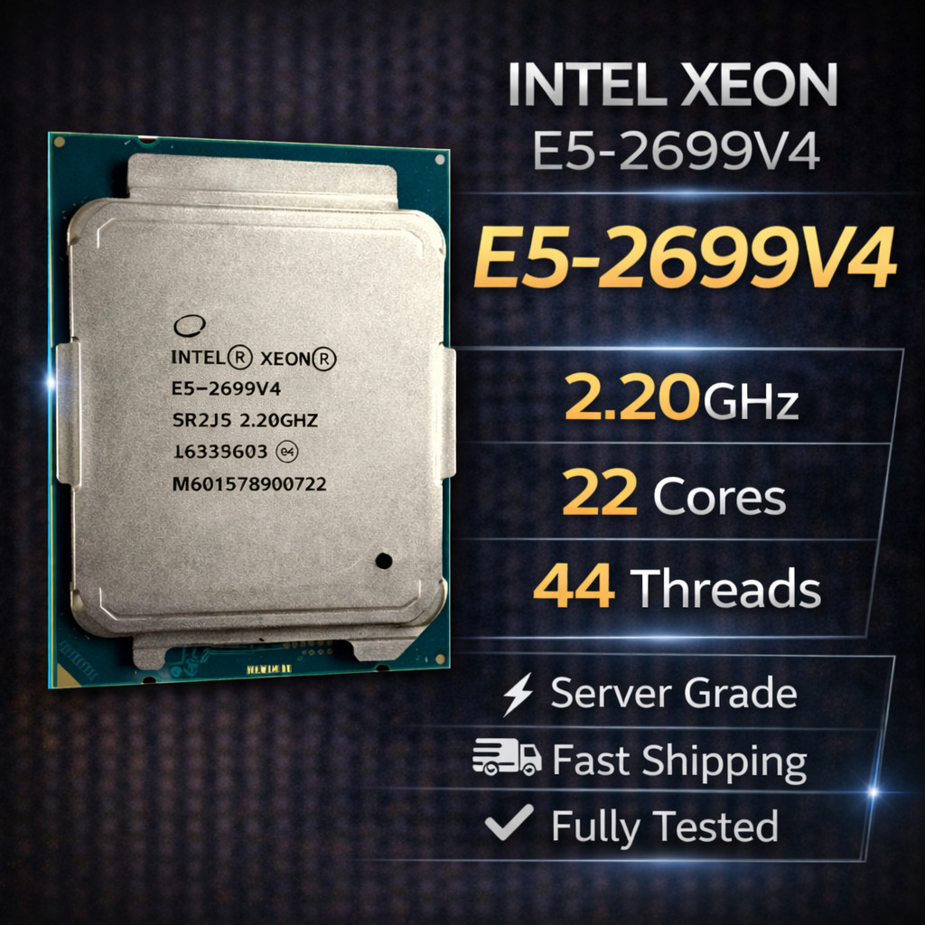 Intel Xeon E5-2699 v4 2.20GHz 22-Core 44-Thread LGA2011-3 Server Processor