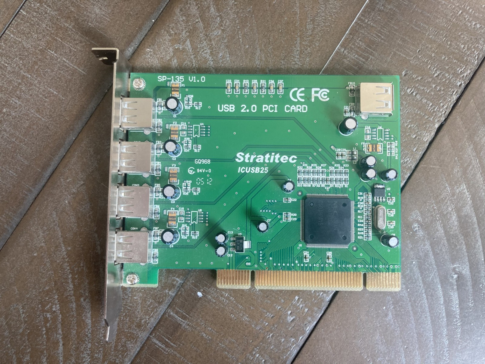 USB 2.0 PCI card modified to work with Amiga (works with PC too)