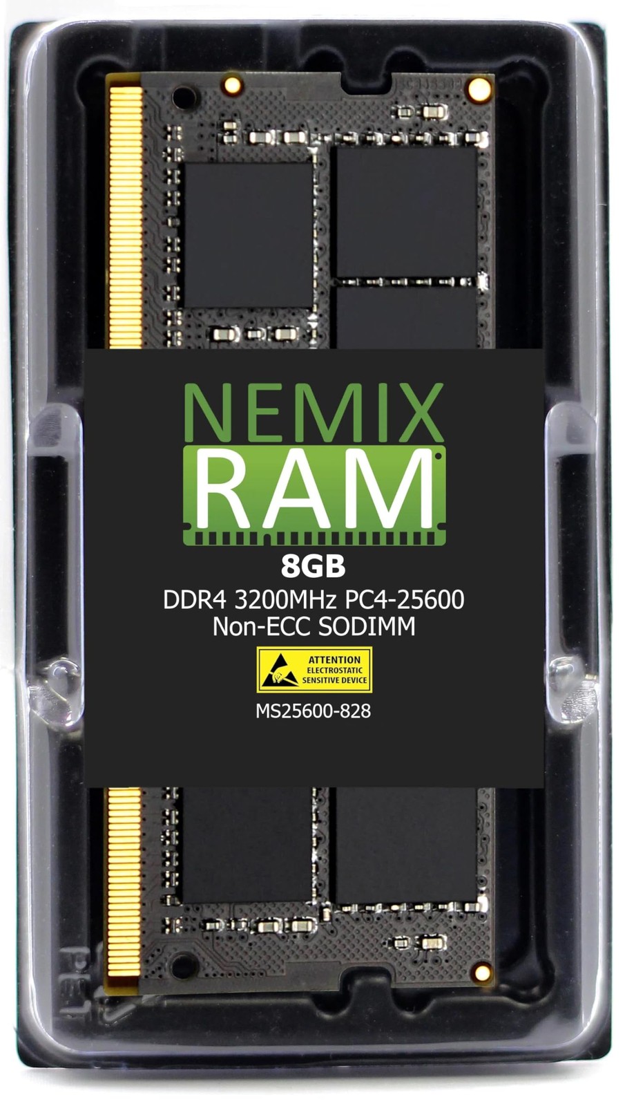 8GB (1X8GB) DDR4 3200MHz, 2933MHz or 2666MHz 260-PIN 1.2V Non-ECC Unbuffered …