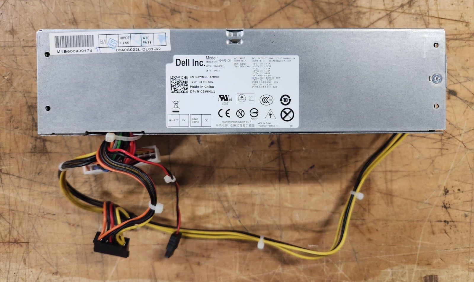 Dell H240AS-00 240W Power Supply Unit for Optiplex SFF Models