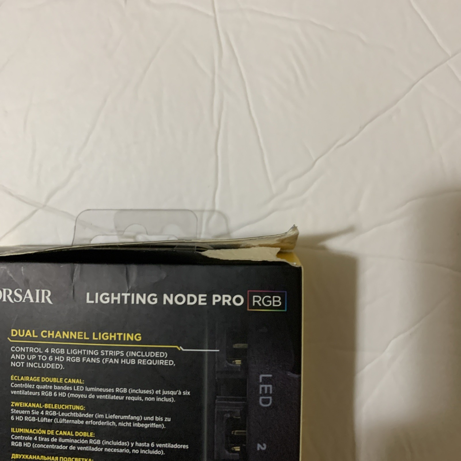 Corsair Lighting Node Pro (CL-9011109-WW) Digital RGB Lighting Controller + LEDs