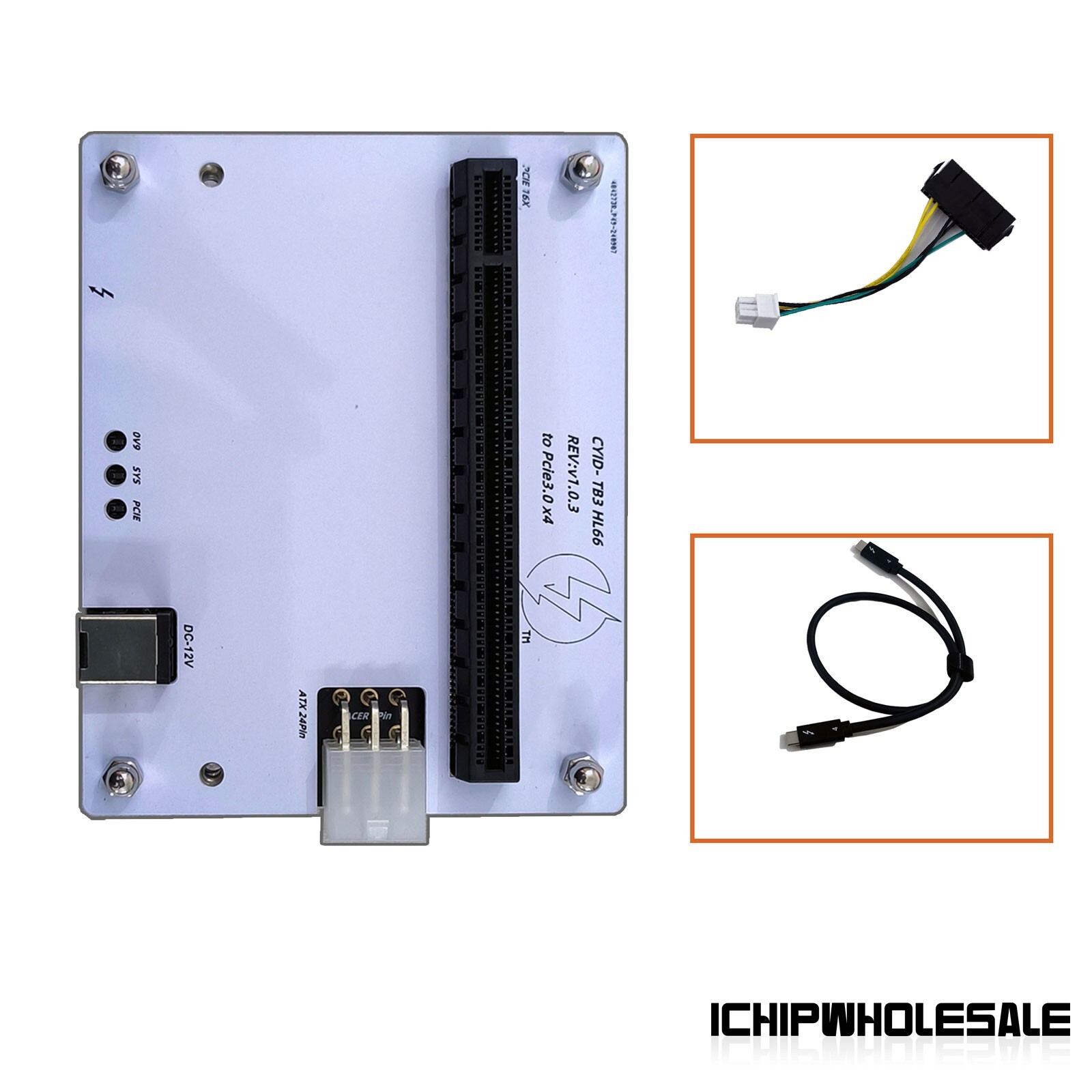 TB3-HL66 GPU Expansion Dock Graphics Card USB PCIE with 1m Thunderbolt4 Cable
