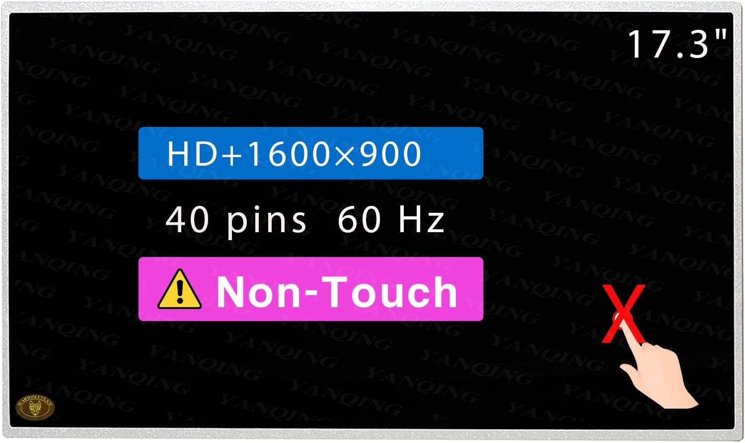 New LCD Screen for ASUS A751S A751SA A751YI HD+ 40Pin Non-Touch Display