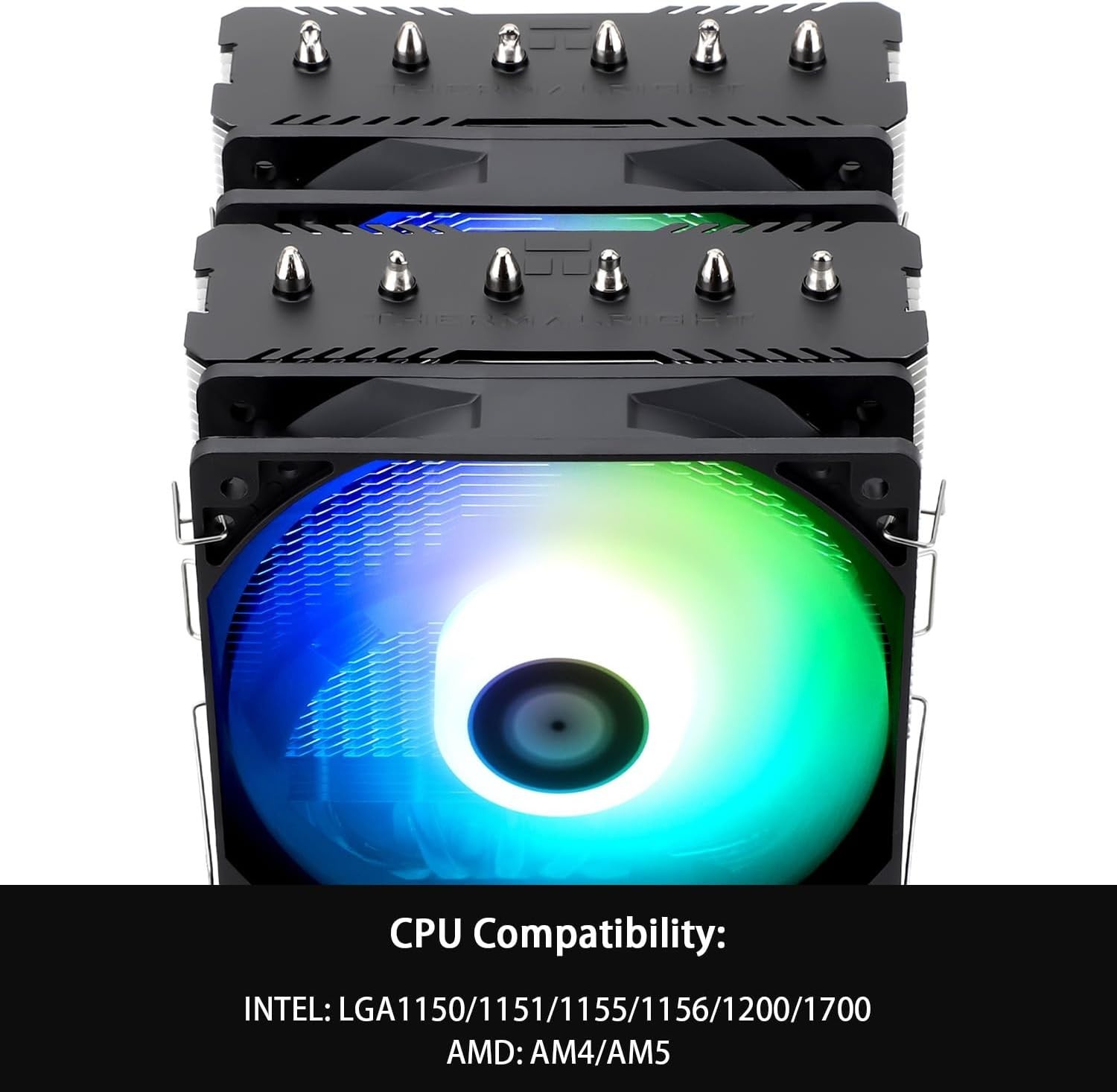 Silent Operation Aluminium Heatsink Cooler