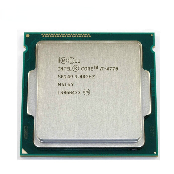 Used Intel Core i7 4770 3.4GHz 8M 5.0GT/s LGA 1150 SR147 CPU Desktop Processor