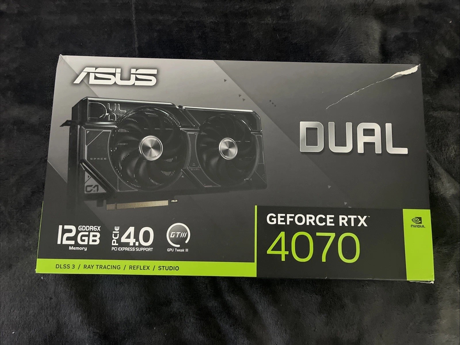 Asus Dual GeForce RTX 4070 12GB GDDR6X VRAM Graphics Card – (DUAL-RTX4070-12G)