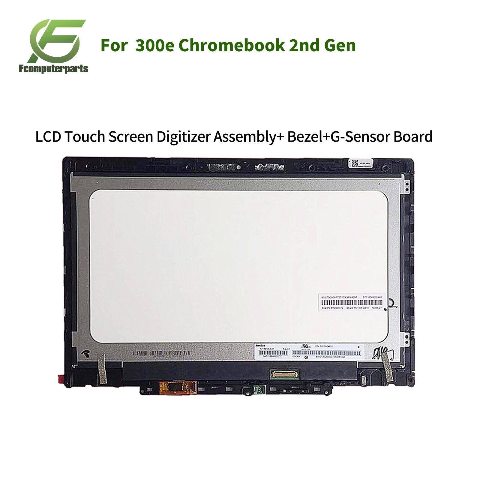 For Lenovo 300e Chromebook 2nd Gen 82CE LED LCD Touchscreen Assembly 5D10T79505