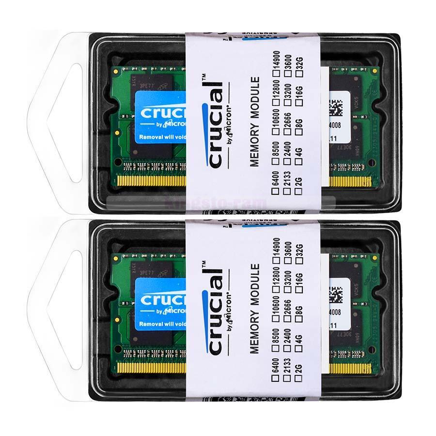 Crucial 8GB 16GB 32GB DDR3L/DDR3 1600 MHz 1866 MHz SO-DIMM Laptop Memory 204-PIN