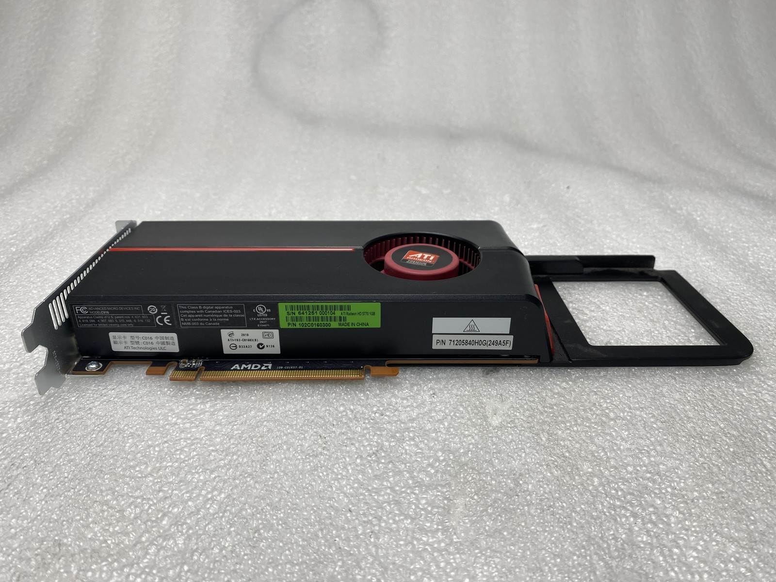 AMD ATI Radeon HD 577 1GB GDDR5 Graphics Card Apple Mac Pro A1289 W/BRACKET