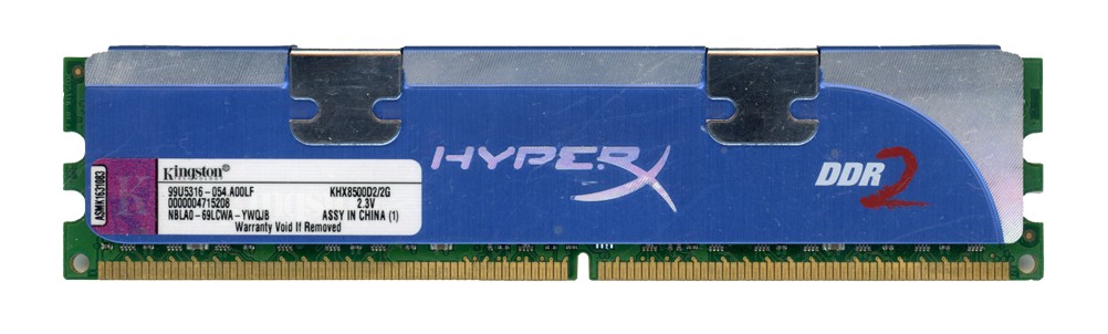 Kingston 2GB DDR2 1066MHz PC2-8500U KHX8500D2/2G NonECC