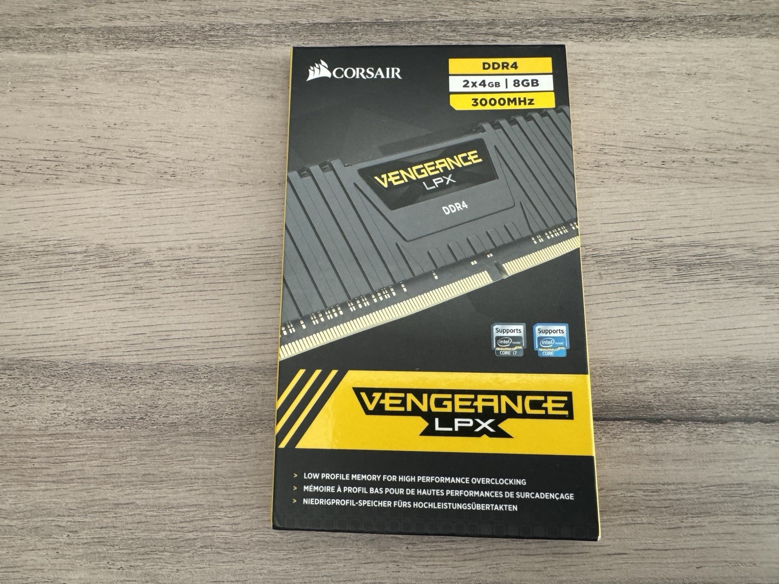 Corsair Vengeance LPX 8GB 2×4 DDR4-3000MHZ DIMM PC4-24000 Desktop Memory