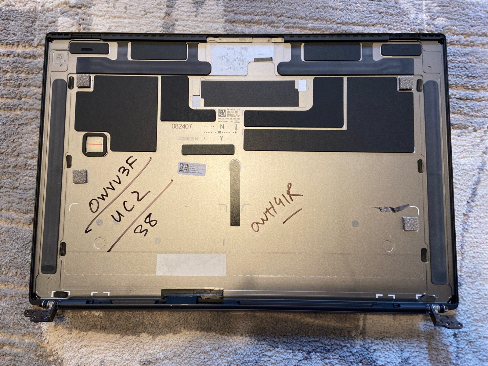 DELL Precision 5680 Lcd Cover With Hinges grey 0WVV3F WVV3F UC2
