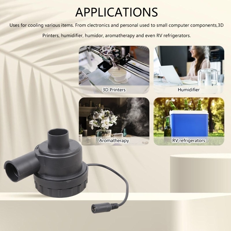 75mm Detachable Blower USB Speed Changeable Cooling Fan 5500RPM For Electronics