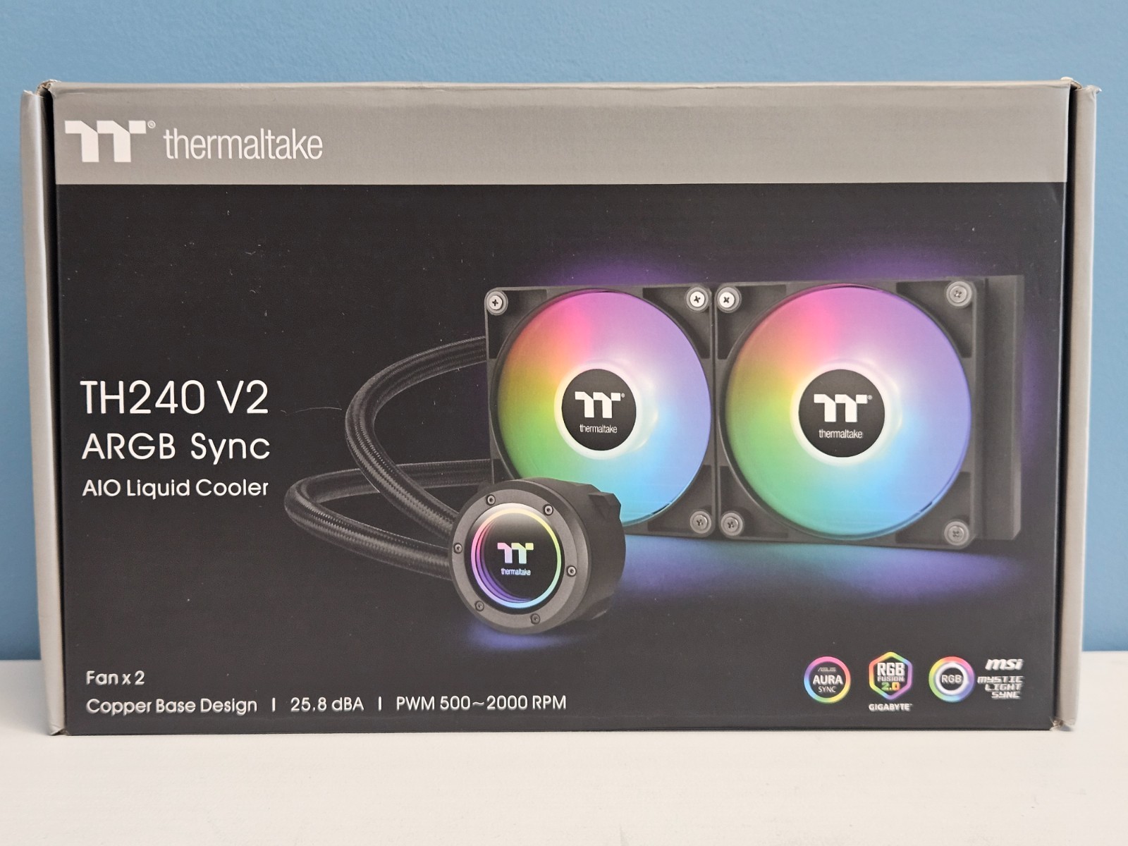 Thermaltake TH240 V2 ARGB Sync All-In-One Liquid Cooler – New & Sealed!