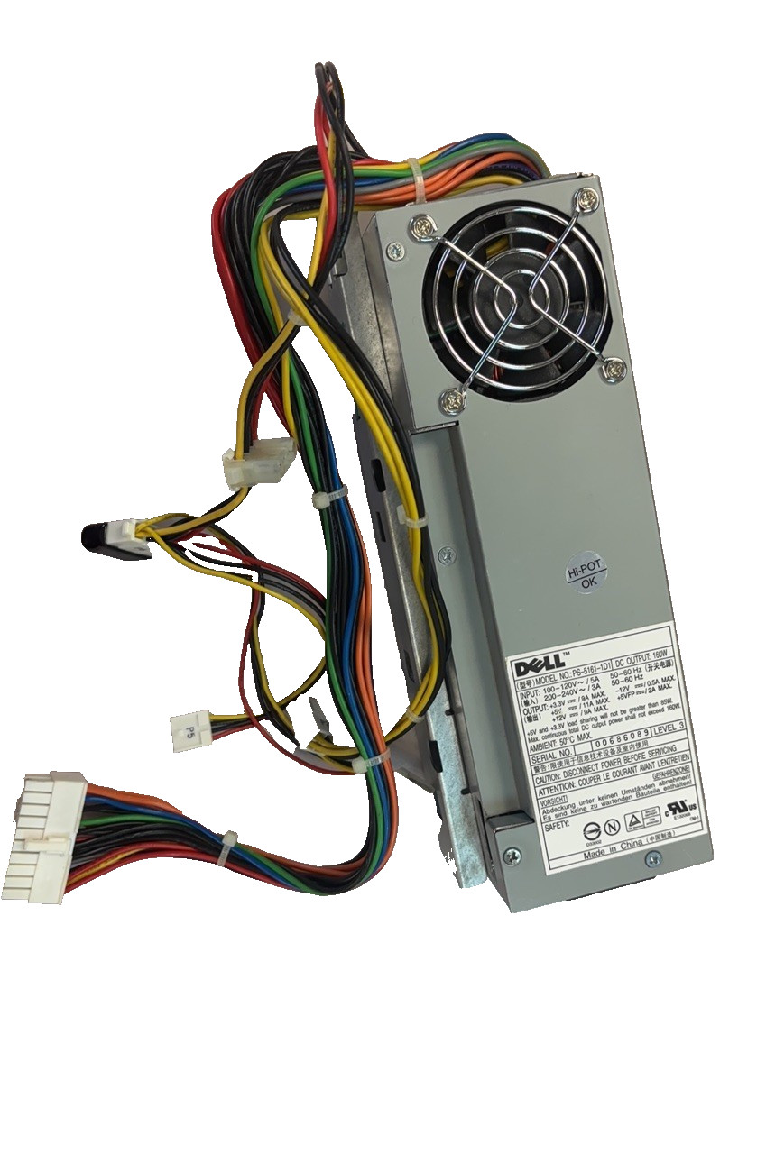 PS-5161-1D1 Dell 160 Watts 100-240V Power Supply for OptiPlex GX240/260/270/280