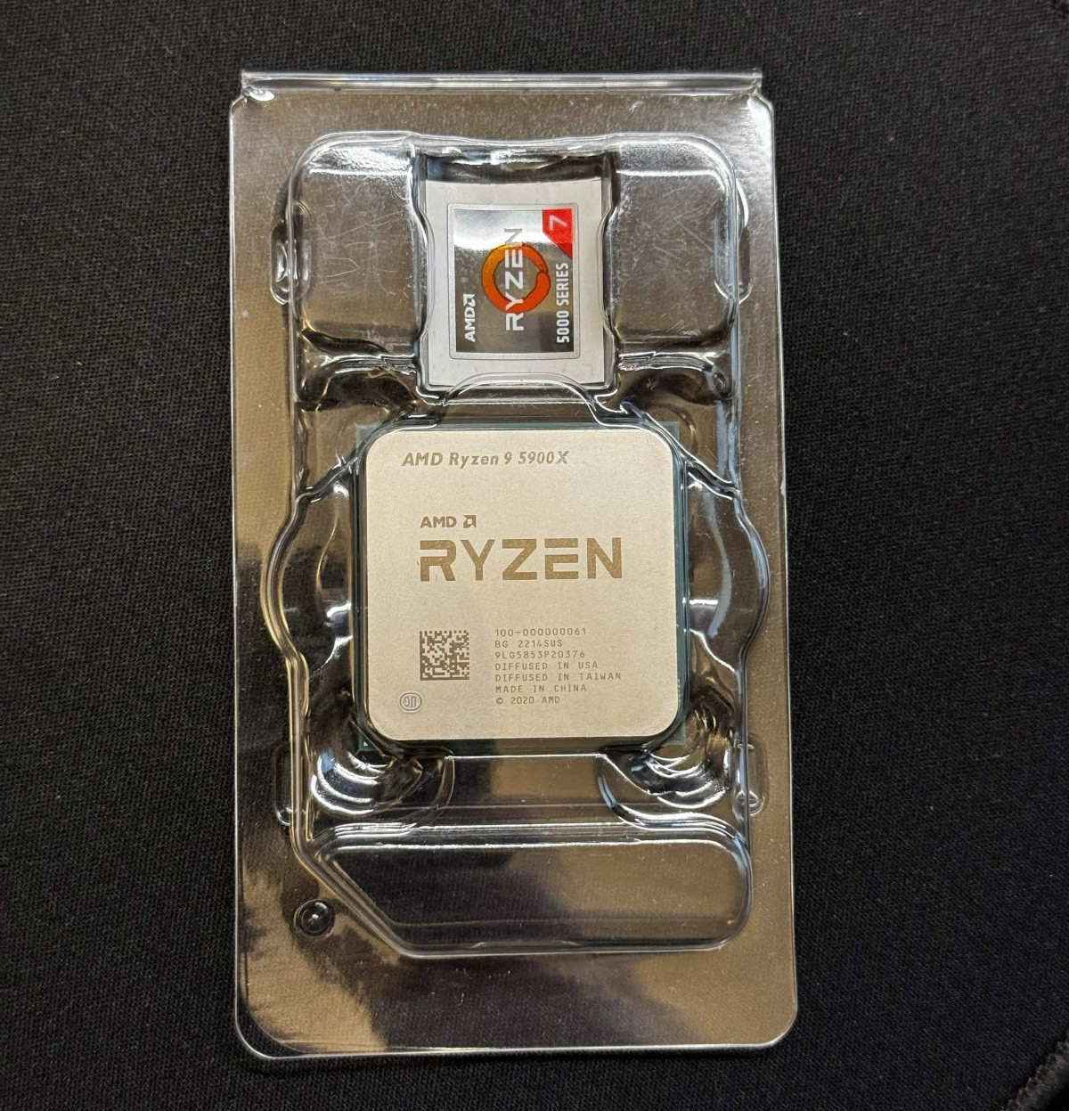 AMD Ryzen 9 5900X CPU 12 Cores, 24 Threads up to 4.8 GHz 64MB Cache AM4 Socket