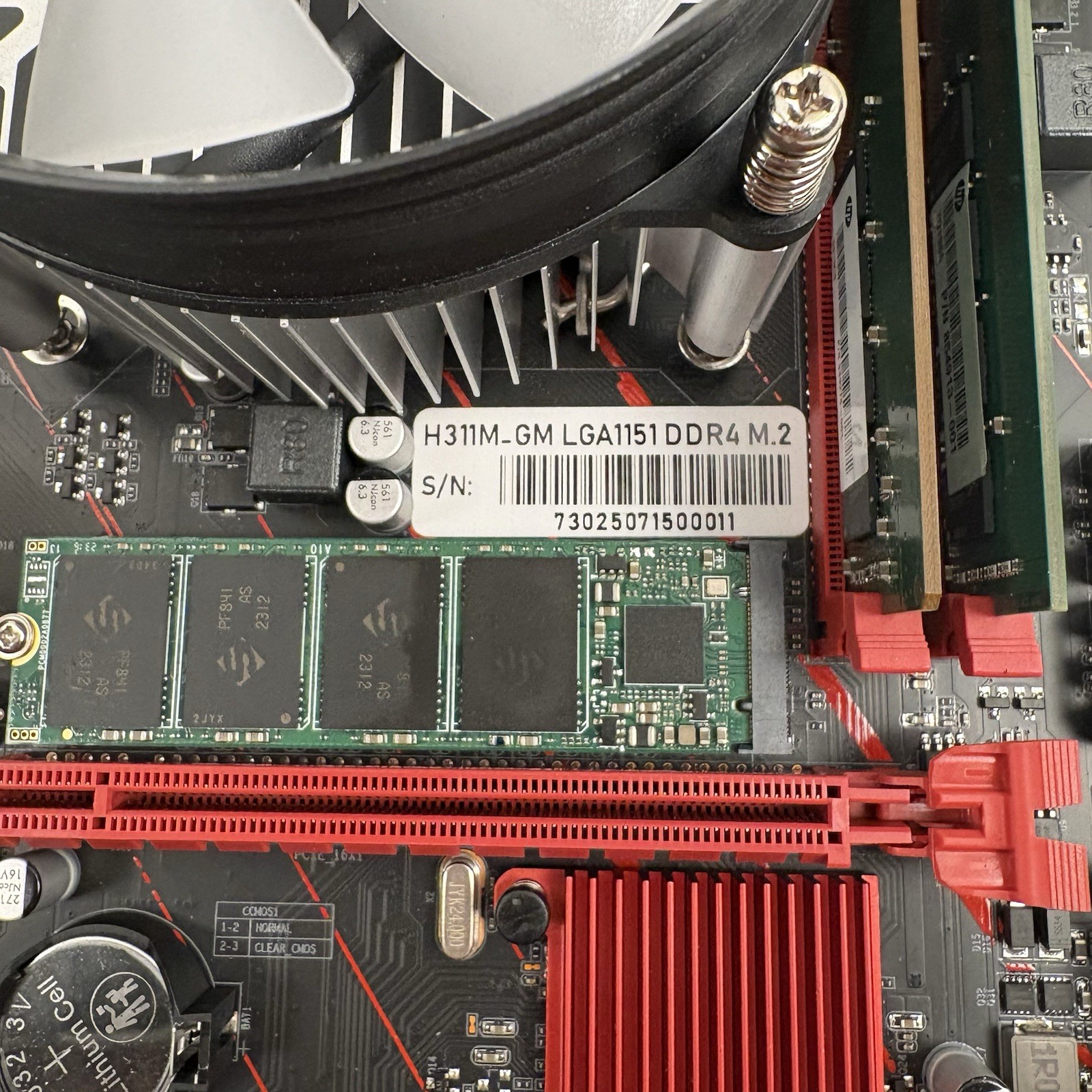 Intel i5-8500 Gaming Motherboard CPU Combo 16GB DDR4 512GB NVMe SSD RGB Win11