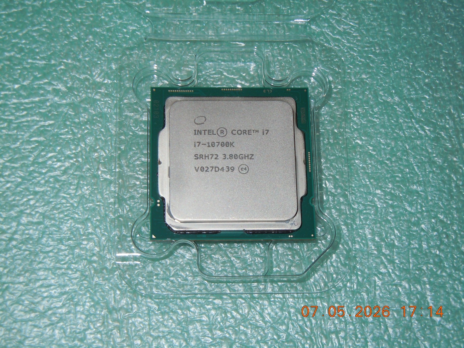 Intel Core i7-10700K 3.80GHz 8 Core SRH72 16 Thread LGA 1200