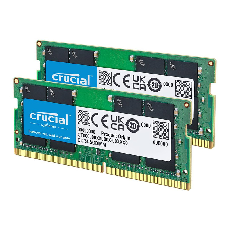 Crucial 16Gb Ddr4 Ram Kit 2X8Gb 3200Mhz Pc4-25600 Downclockable To 2933/2666Mhz
