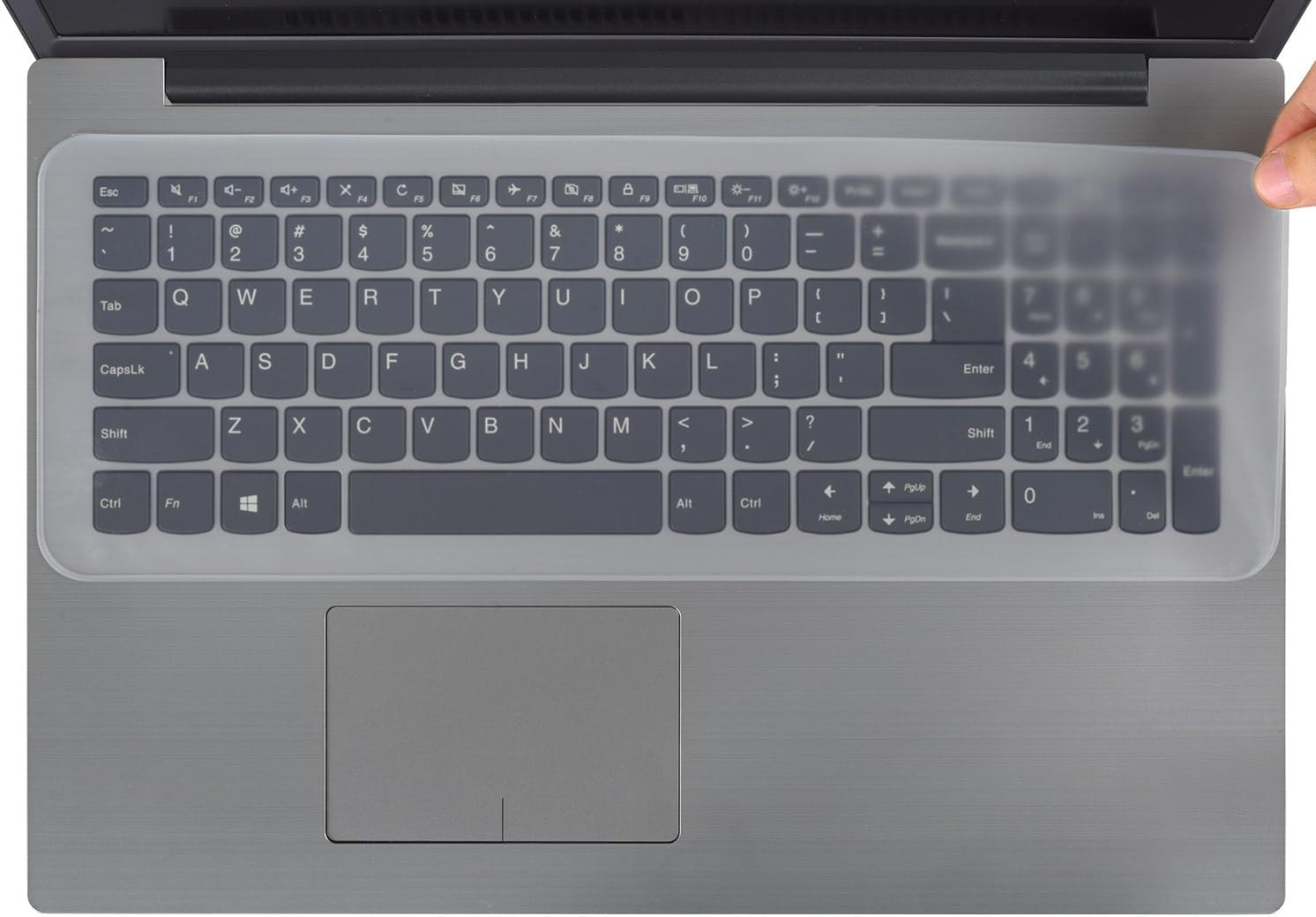 Ultra Thin 17-17.3″ Laptop Keyboard Cover – Waterproof Silicone Protector Clear