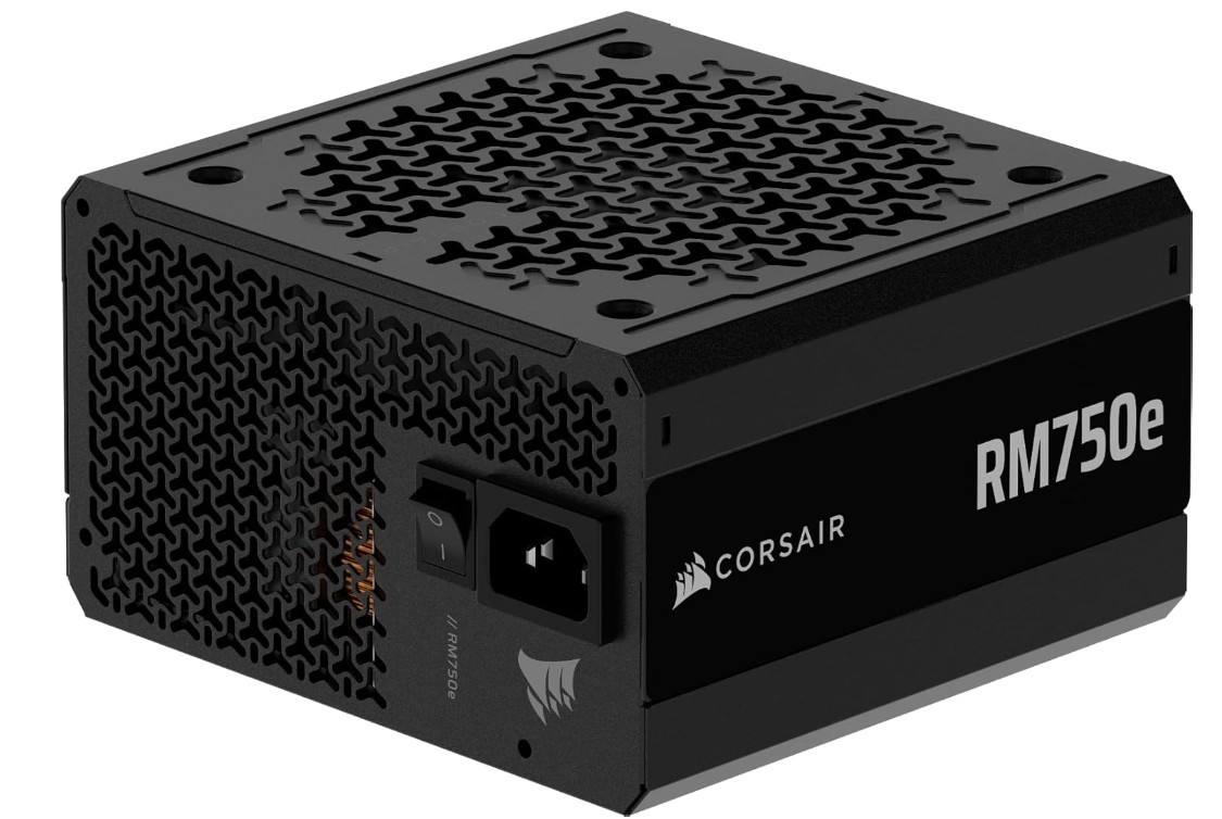 Corsair RM750e (2025) Fully Modular 750W Power Supply , Cables Included, Black